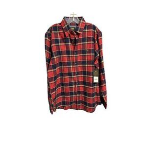 Lee Flannel Shirt Plaid Long Sleeves  Warm Layer New W Tags Large